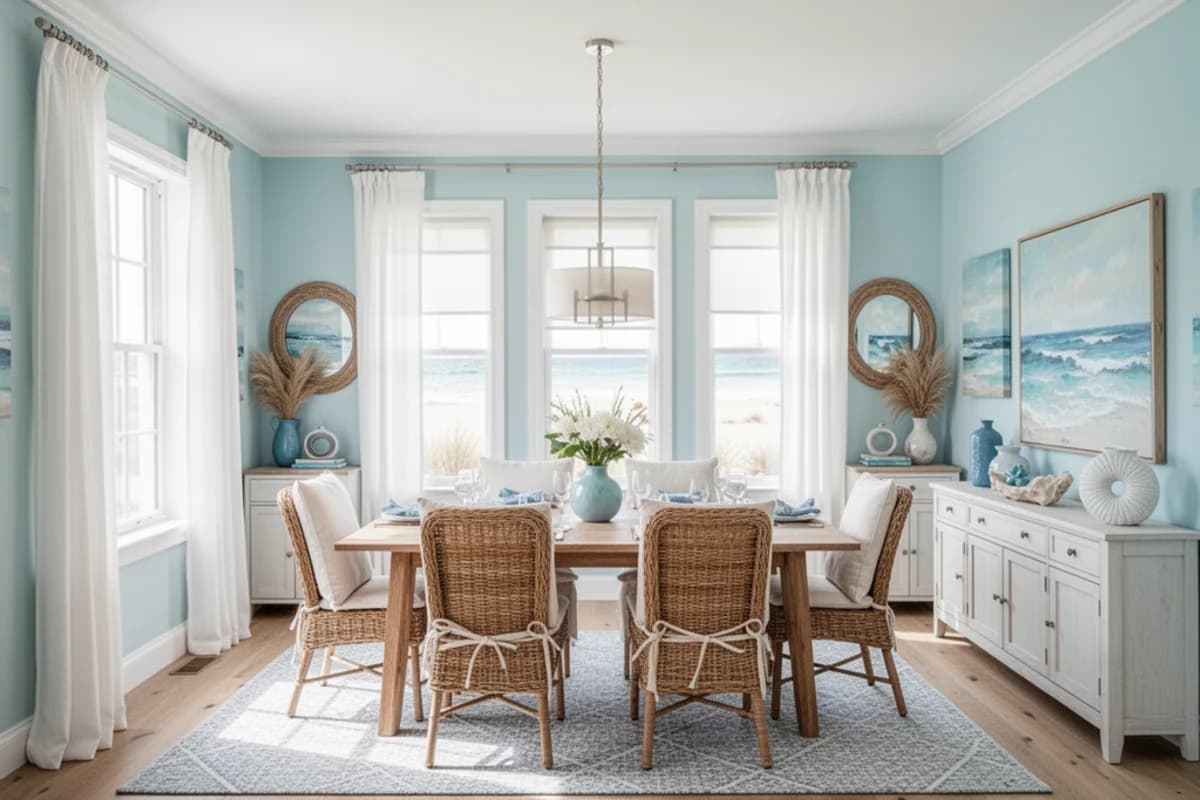 Coastal Dining Room interior design