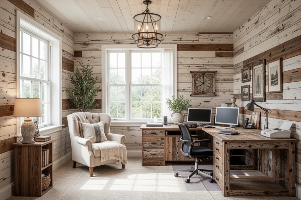 Farmhouse Home Office interior design