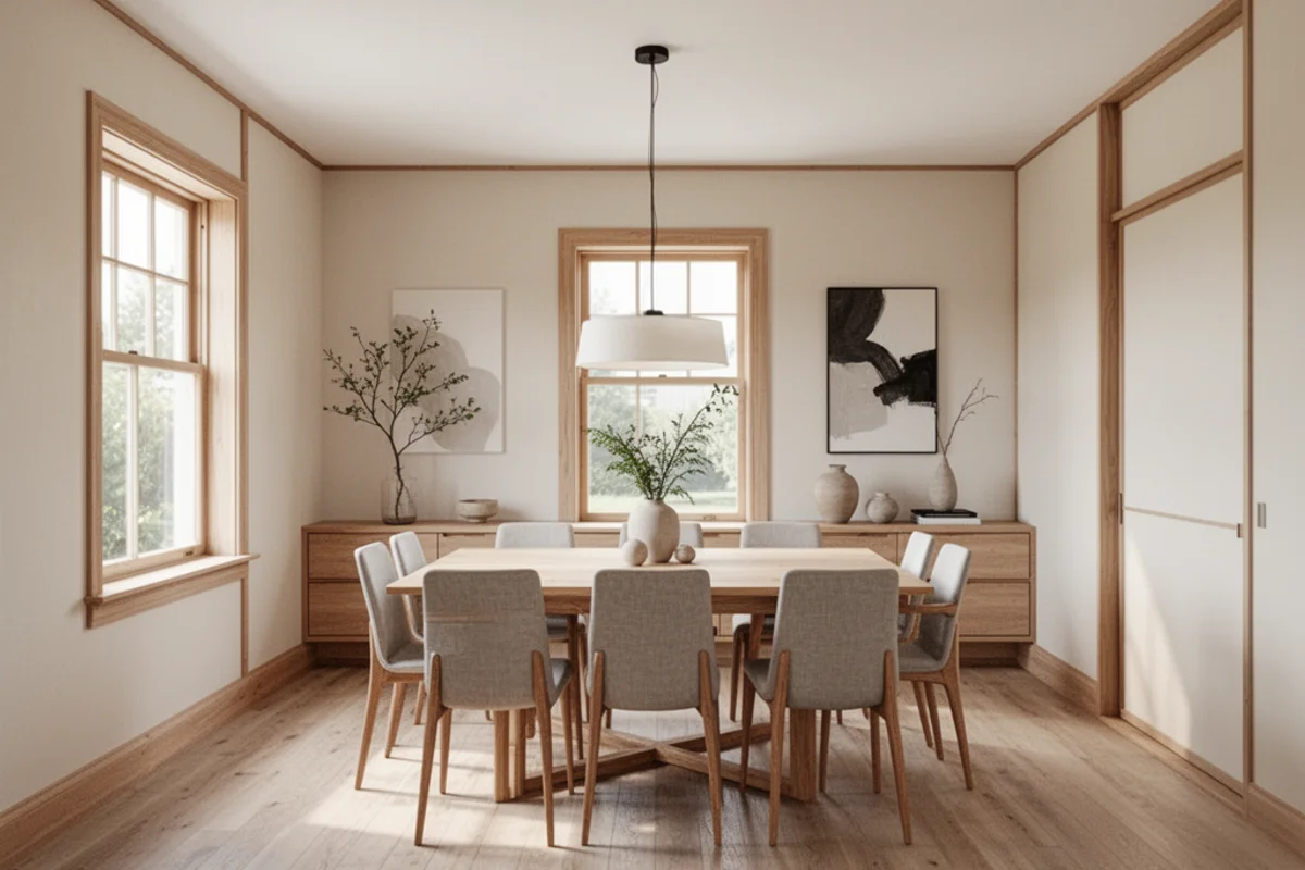 Japandi Dining Room interior design