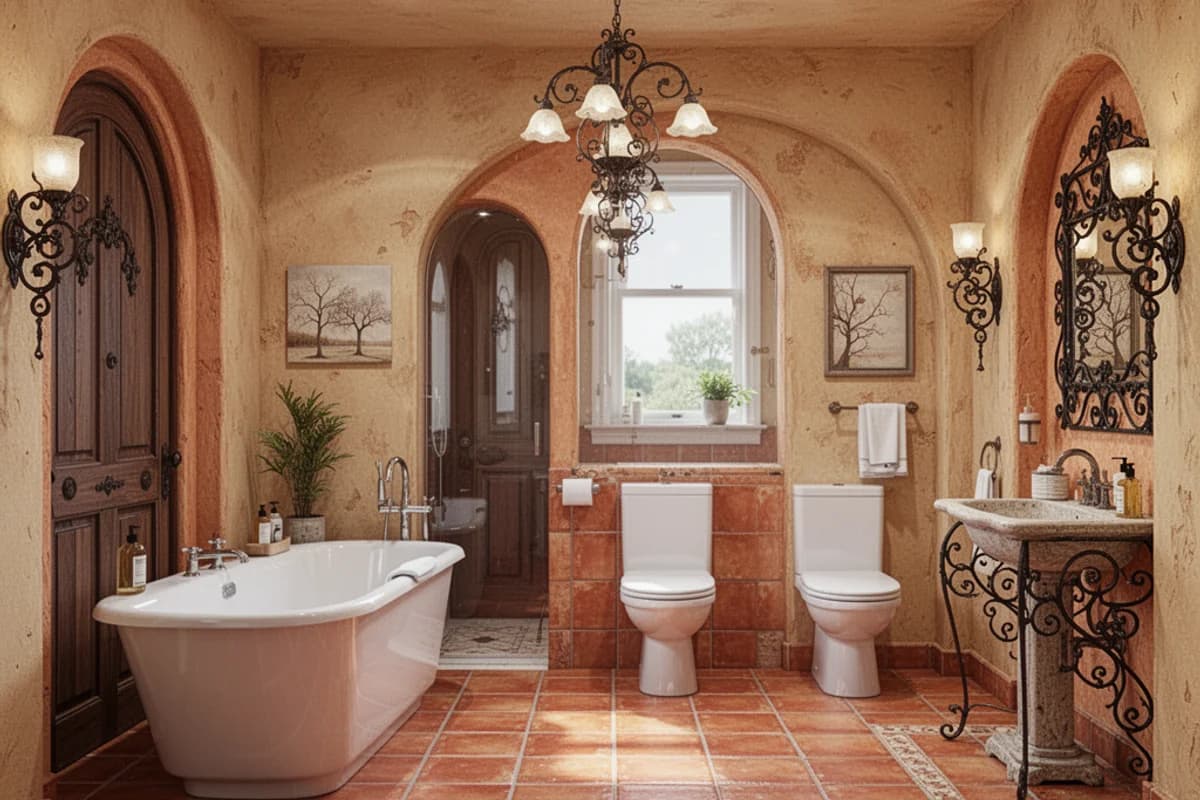 Mediterranean Bathroom interior design