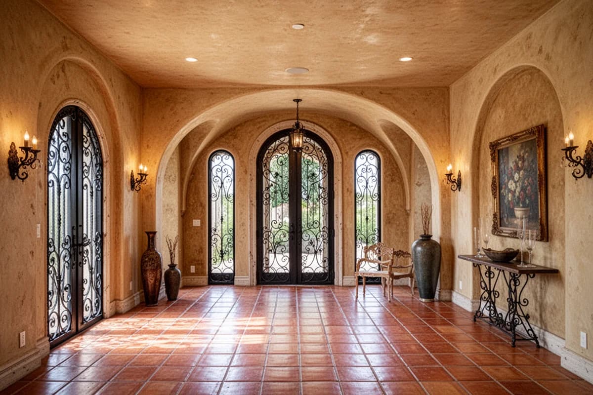 Mediterranean Empty Room interior design