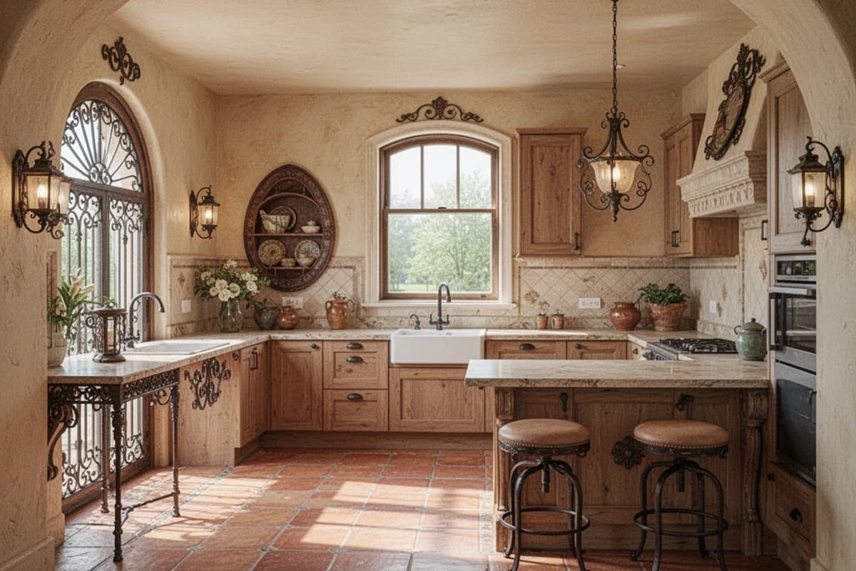 Mediterranean Kitchen interior design