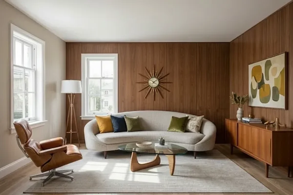 Mid-Century Modern Living Room interior design