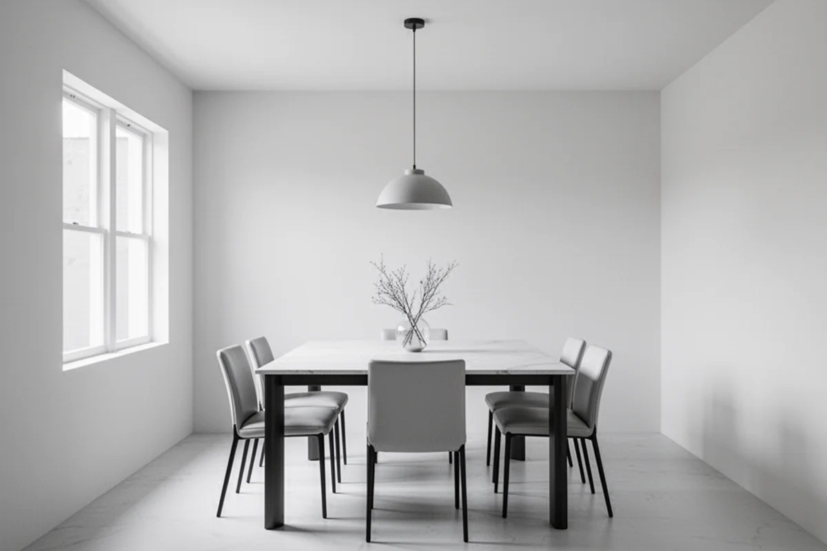Minimalist Dining Room interior design