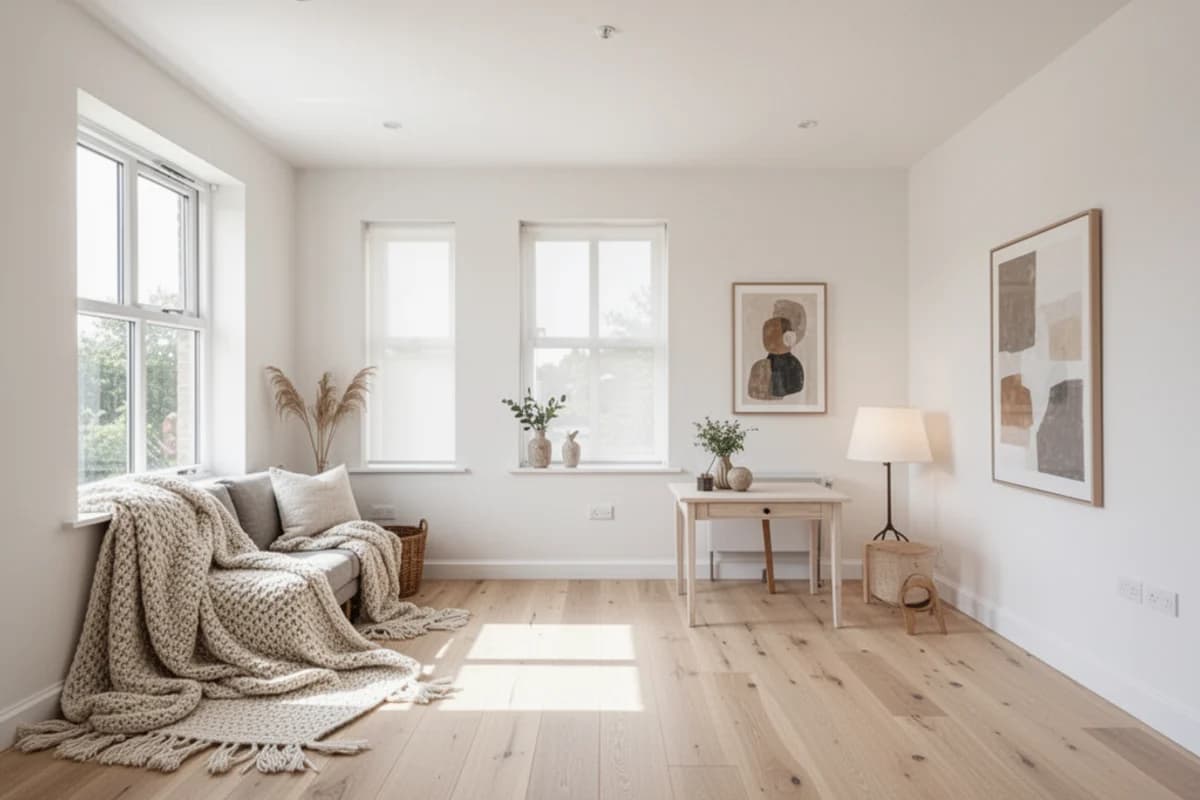 Scandinavian Empty Room interior design