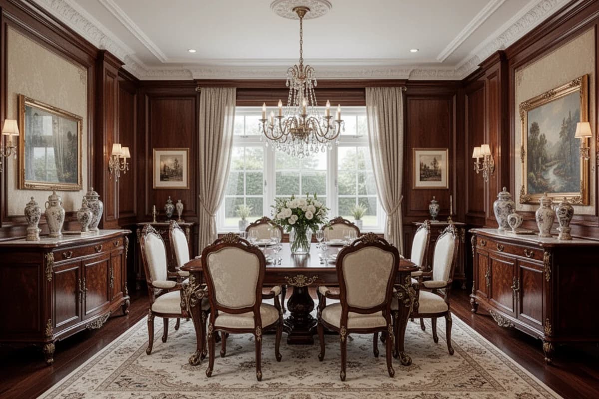 Traditional Dining Room interior design
