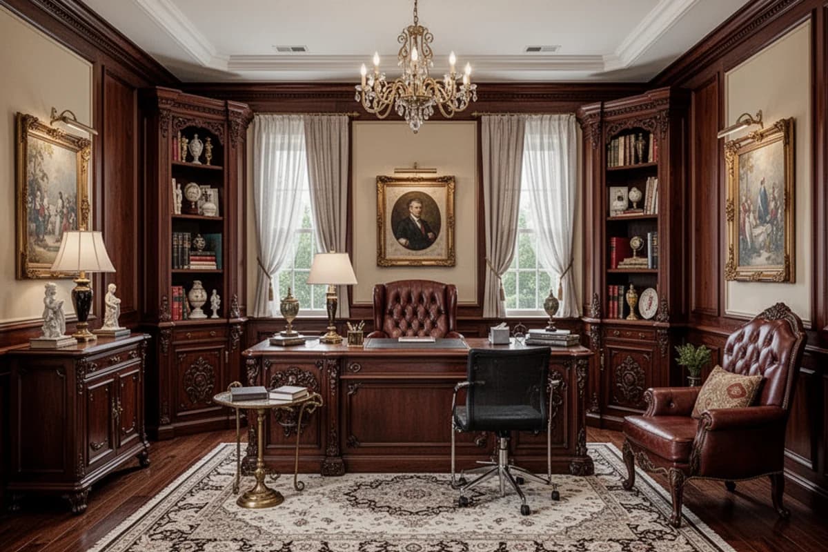 Traditional Home Office interior design