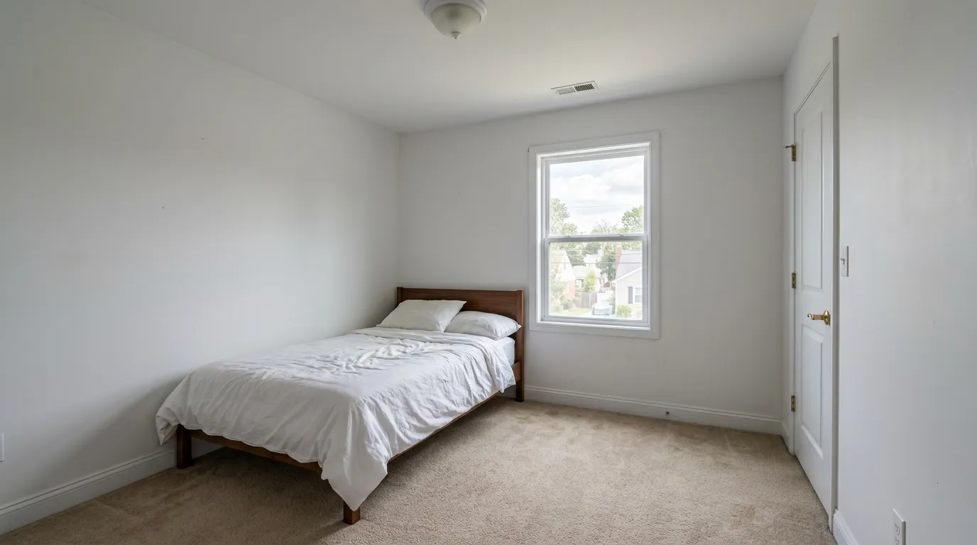 Bedroom before renovation