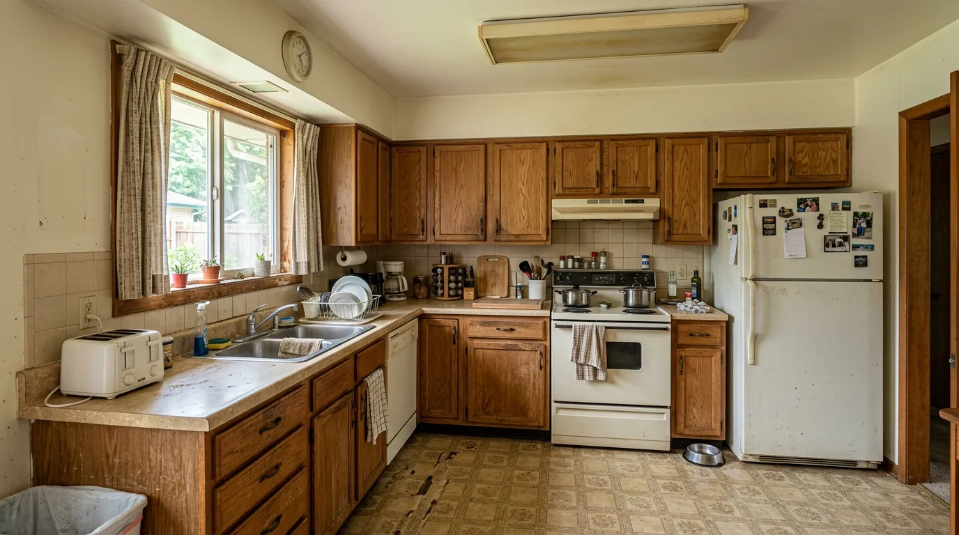 Kitchen before renovation