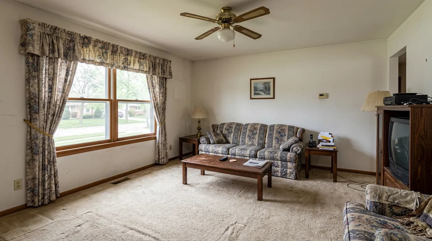 Living Room before renovation