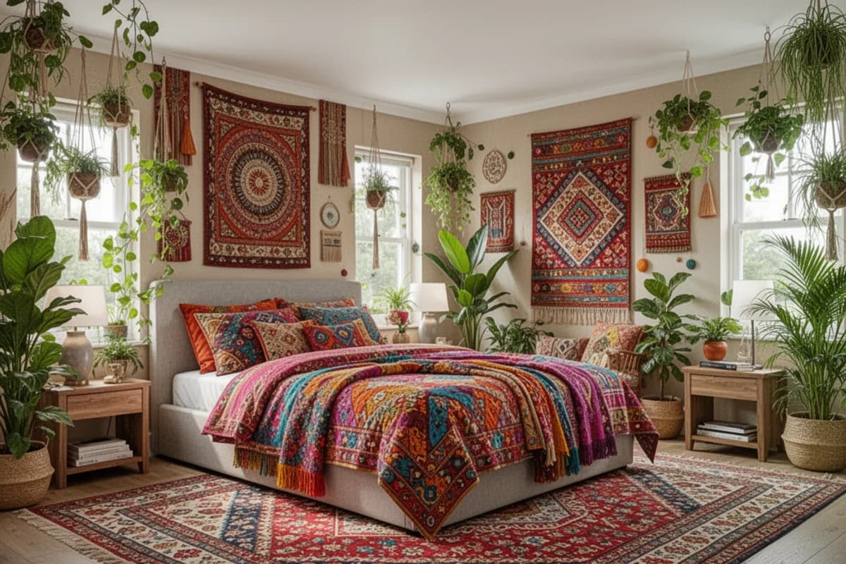 Bohemian Bedroom interior design