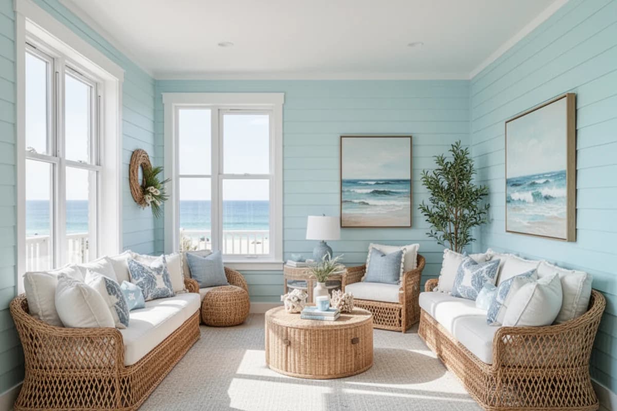 Coastal Exterior / Facade interior design