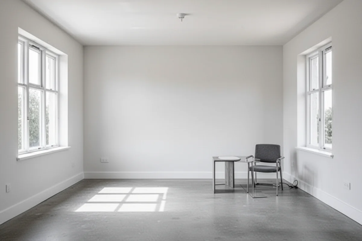 Minimalist Empty Room interior design