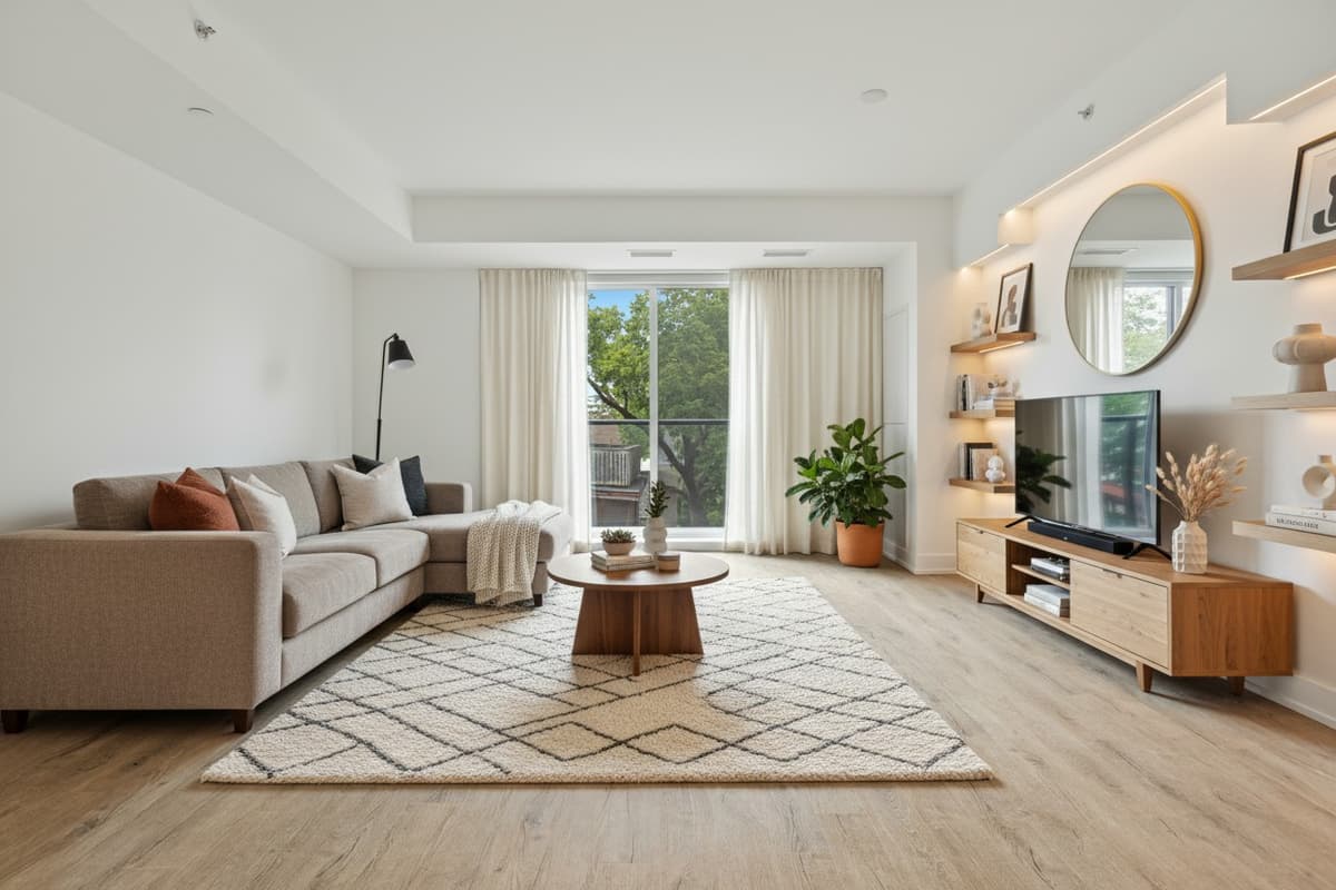 Room after AI renovation studio transformation